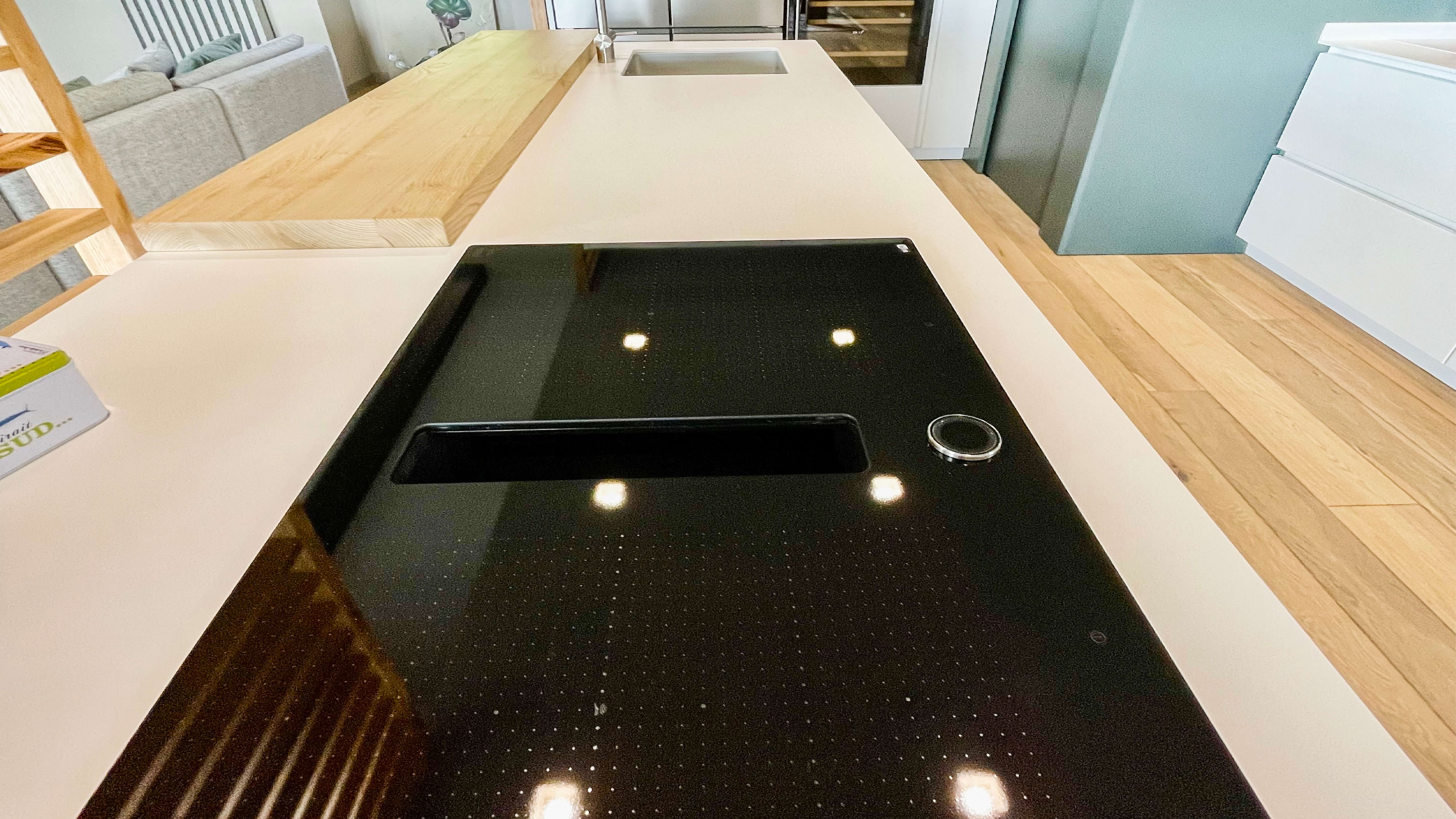 Cucina Teal piano ad induzione