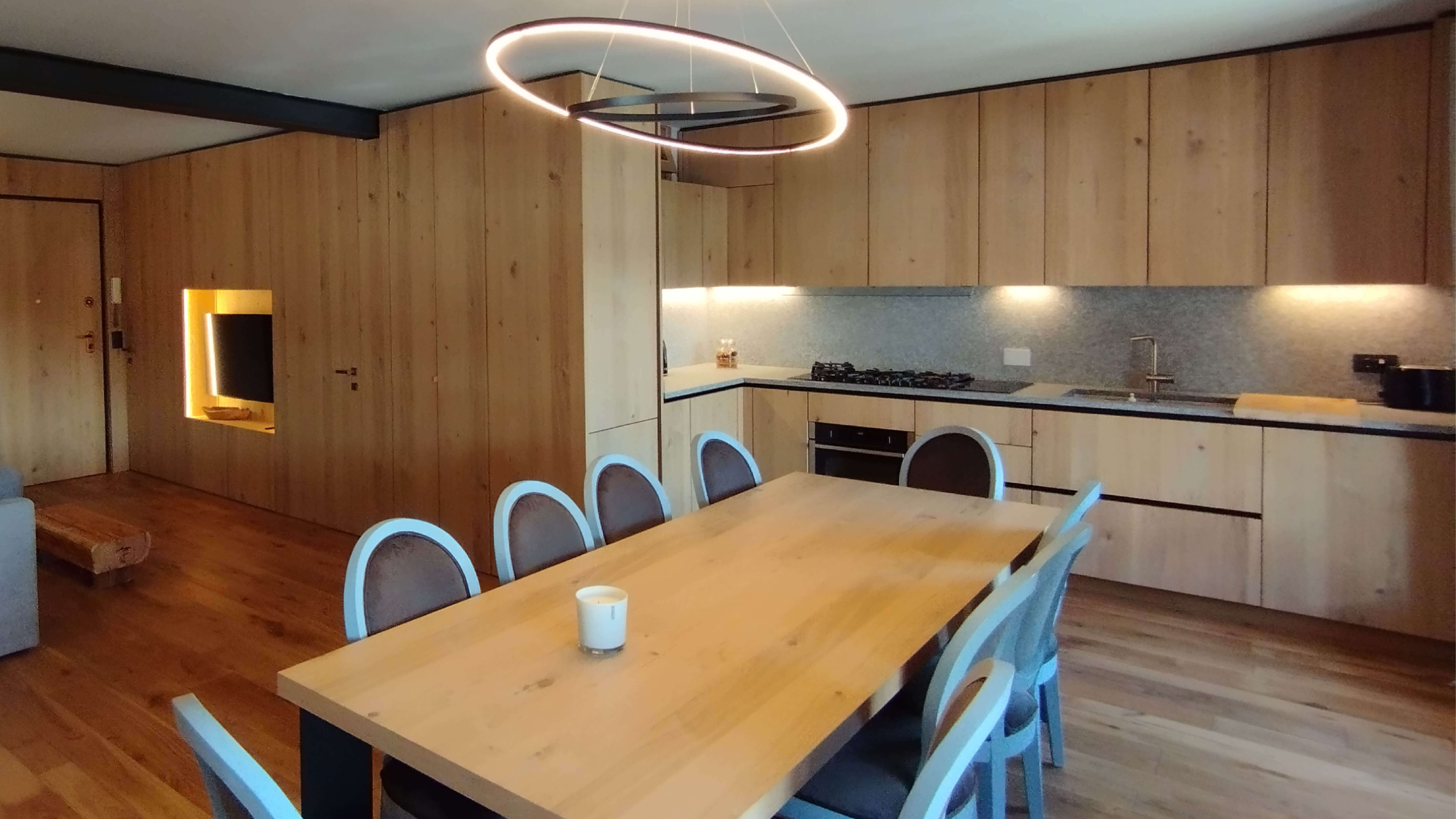 living e cucina